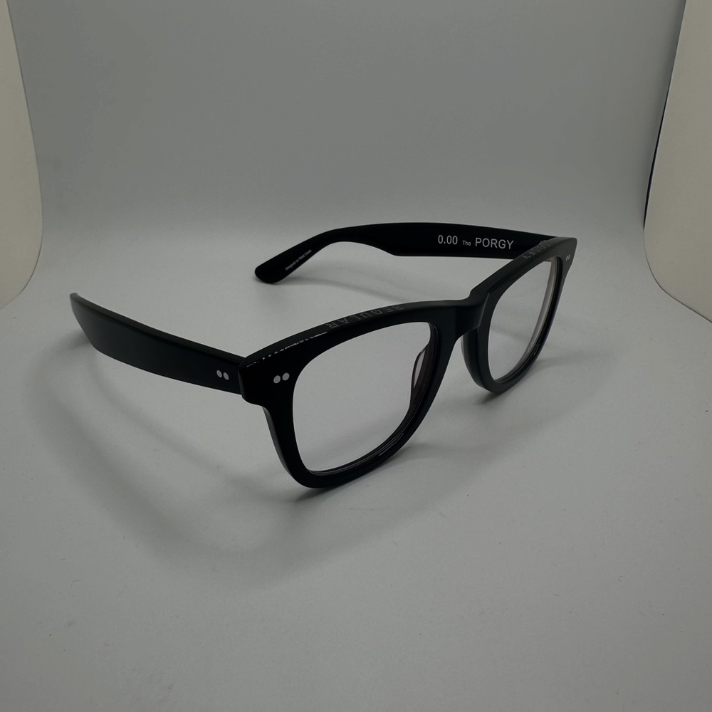 NWT CADDIS Readers - Porgy Backstage in Polished Black - 0.0x Magnification - Picture 7 of 8